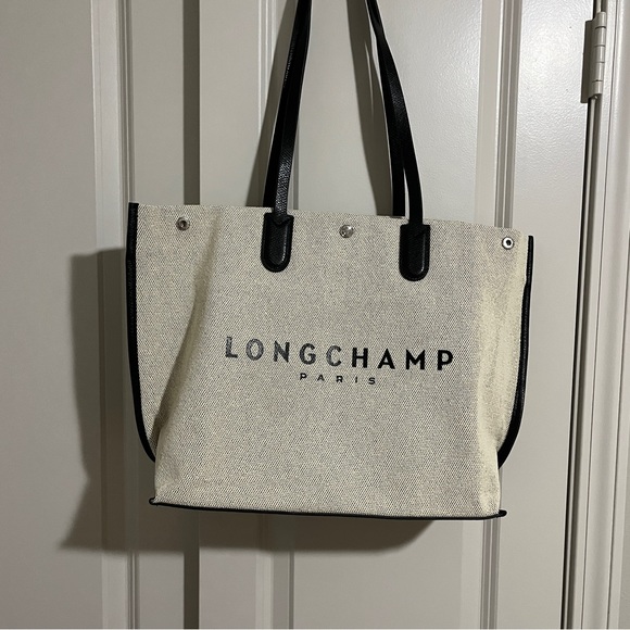 Longchamp Essential Toile Large Canvas Tote - Picture 3 of 4